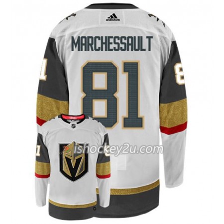 Mænd NHL Vegas Golden Knights Trøje JONATHAN MARCHESSAULT 81 Adidas Hvid Authentic